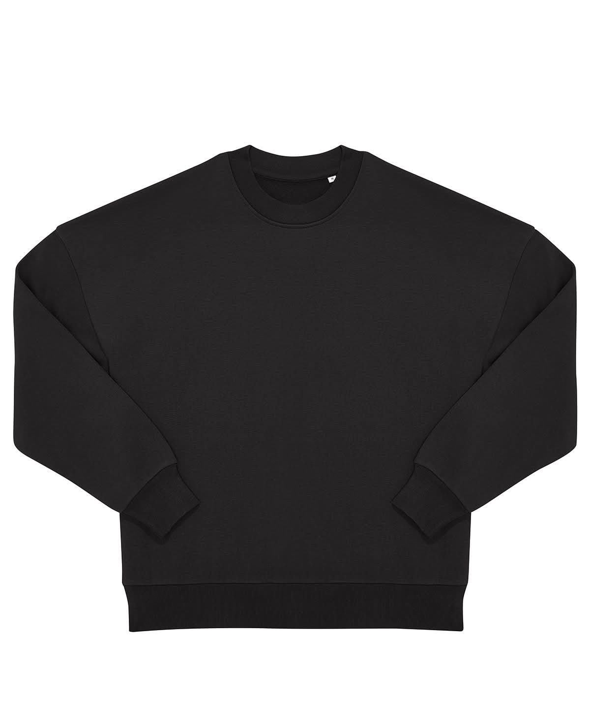 B&C Collection Influence crew BA033 - Black - Customisable Sweatshirts