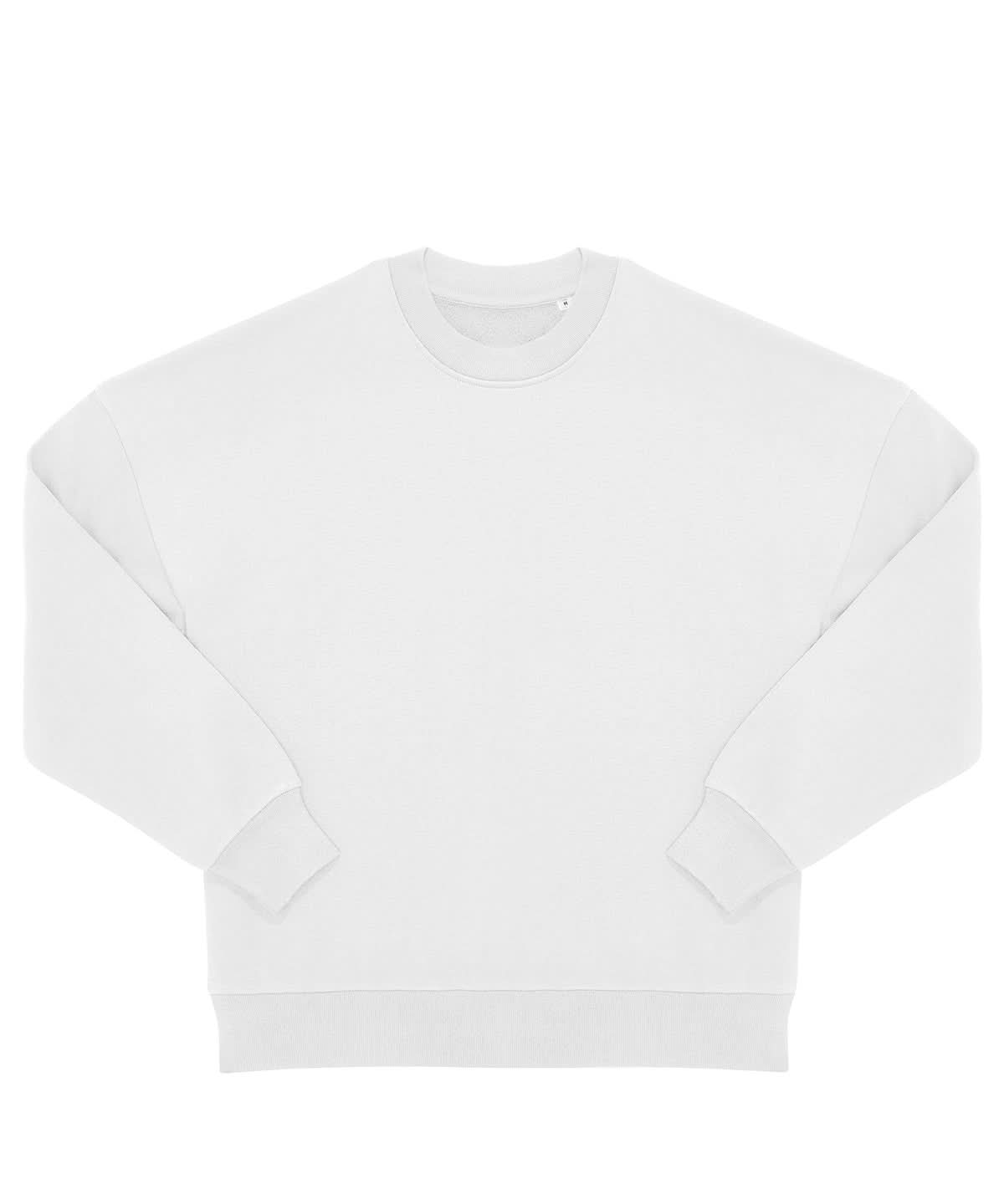 B&C Collection Influence crew BA033 - White - Customisable Sweatshirts