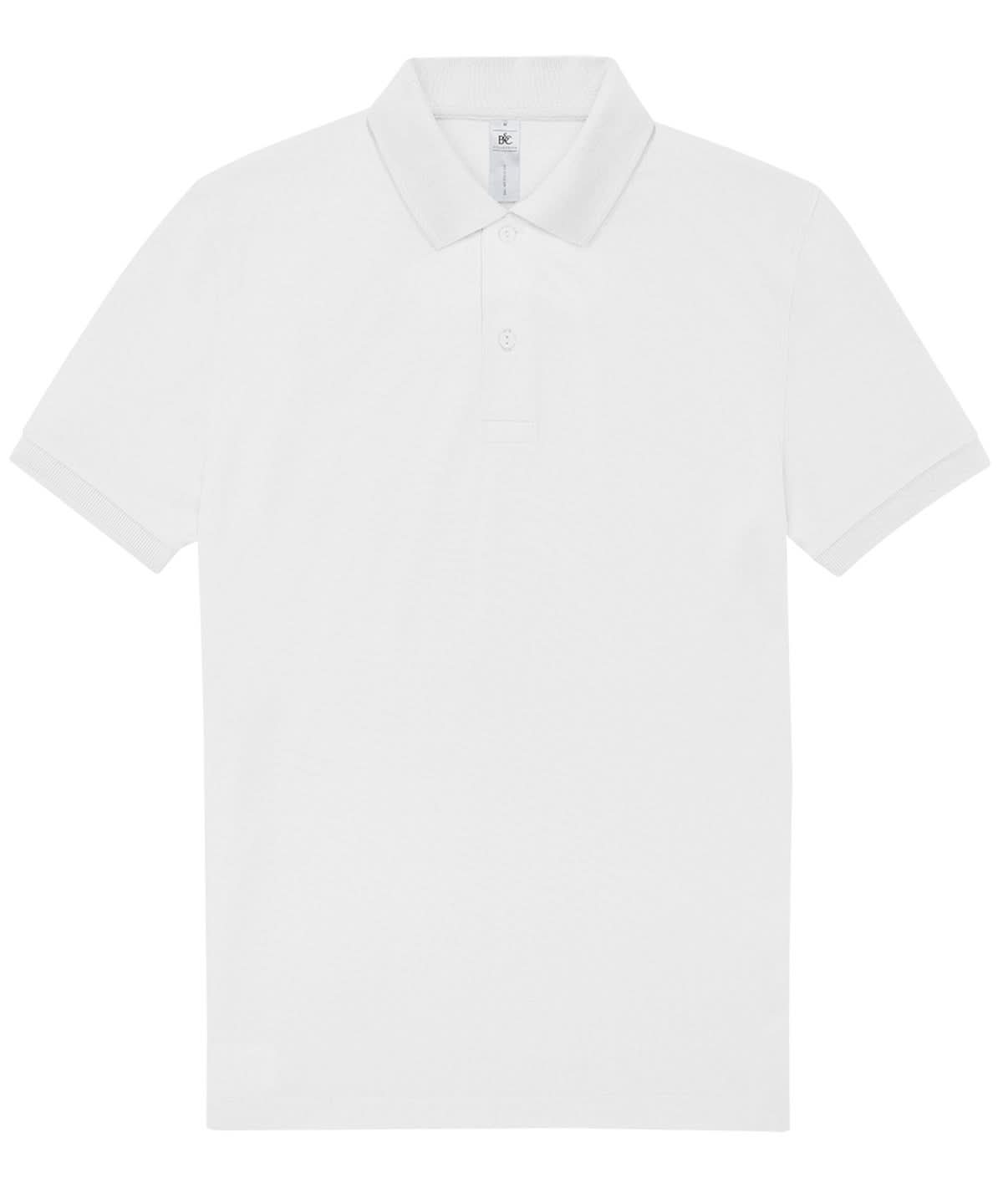 B&C Collection My Polo 210 White BA263 - White - Customisable Polos