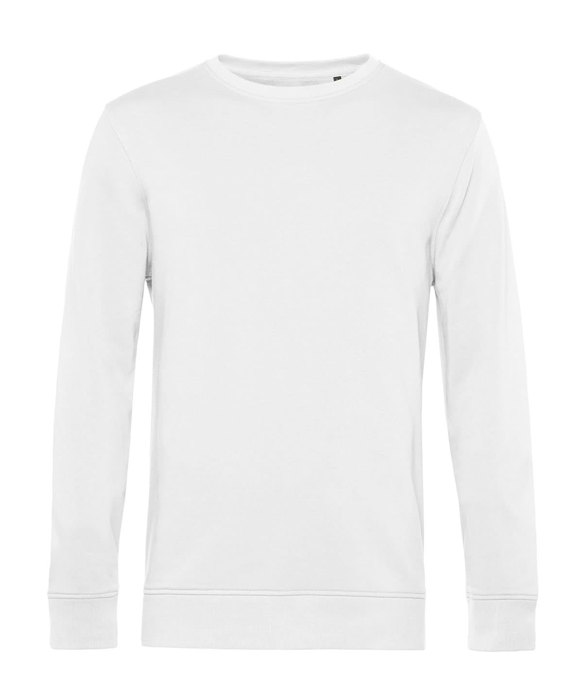 B&C Collection Inspire crew neck BA266 - White - Customisable Sweatshirts