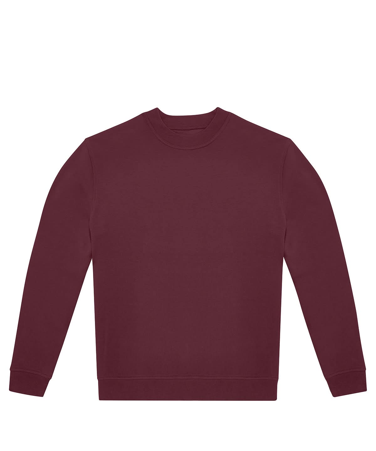 B&C Collection ID222 crew BA433 - Burgundy - Customisable Sweatshirts
