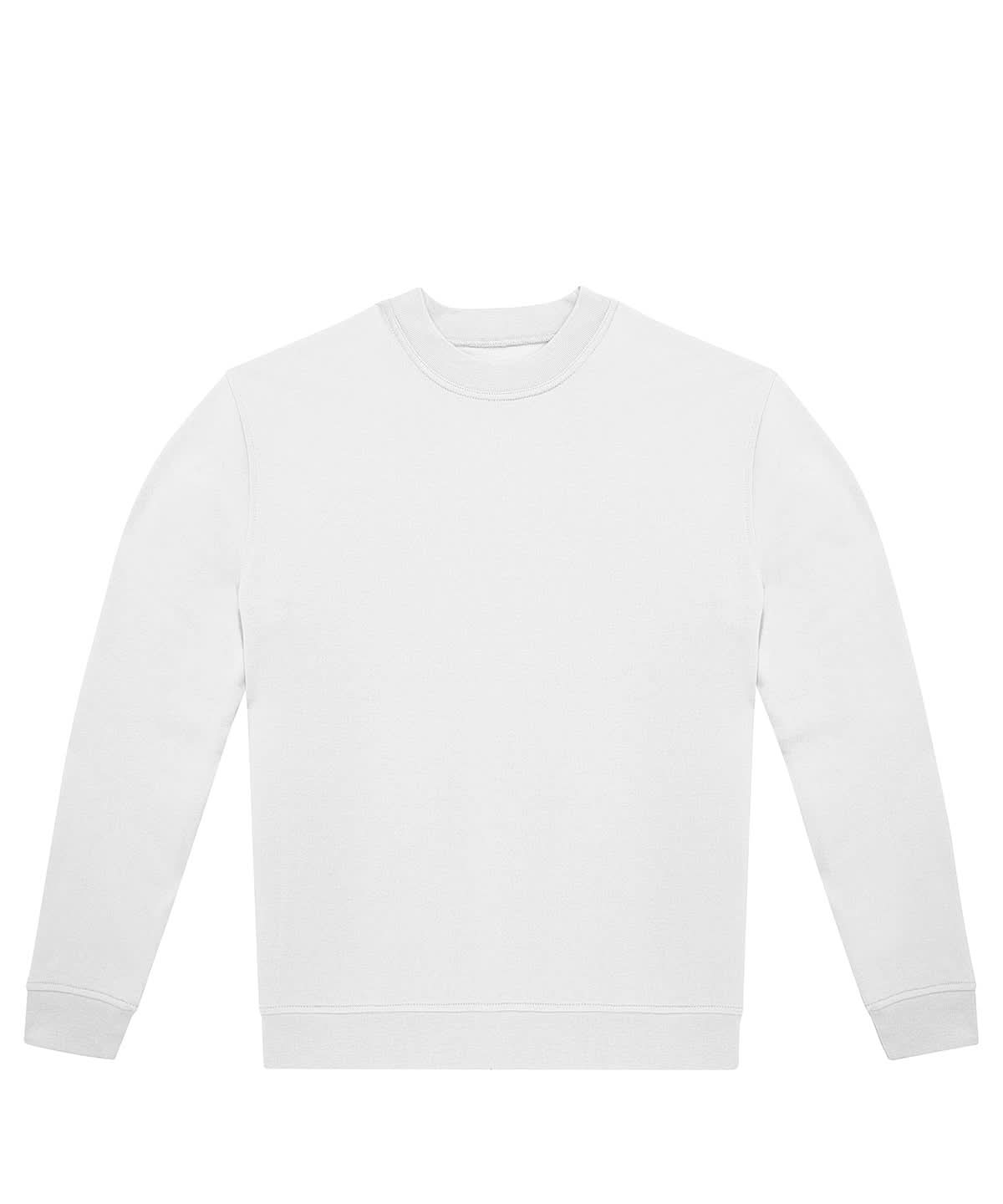 B&C Collection ID222 crew BA433 - White - Customisable Sweatshirts