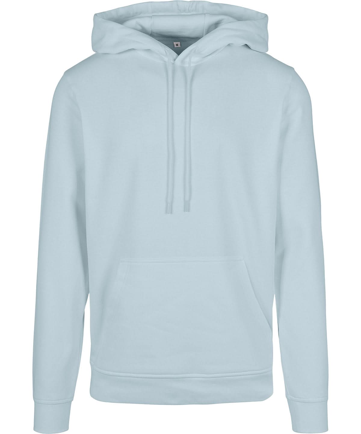 Build Your Brand Basic BYB Basic hoodie Ocean Blue BB001 - Ocean Blue - Customisable Hoodies