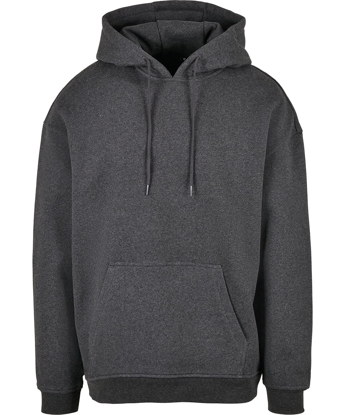 Build Your Brand Basic BYB Basic oversize hoodie Charcoal BB006 - Charcoal - Customisable Hoodies