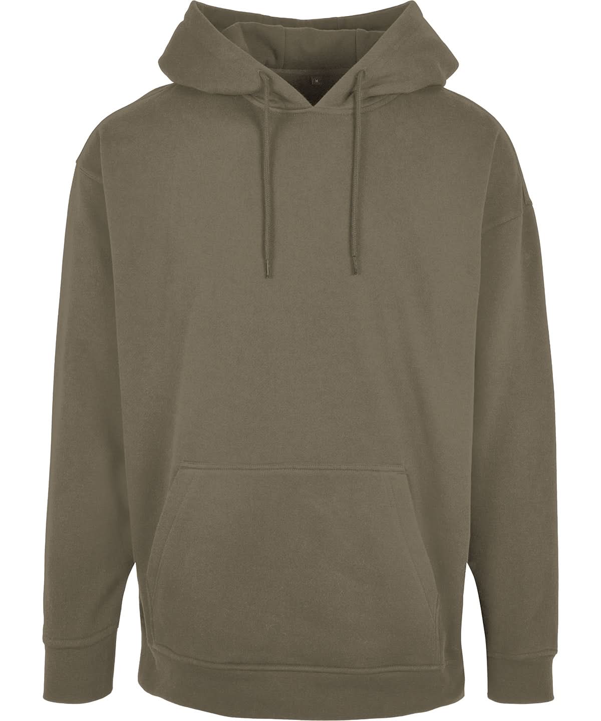 Build Your Brand Basic BYB Basic oversize hoodie Olive BB006 - Olive - Customisable Hoodies