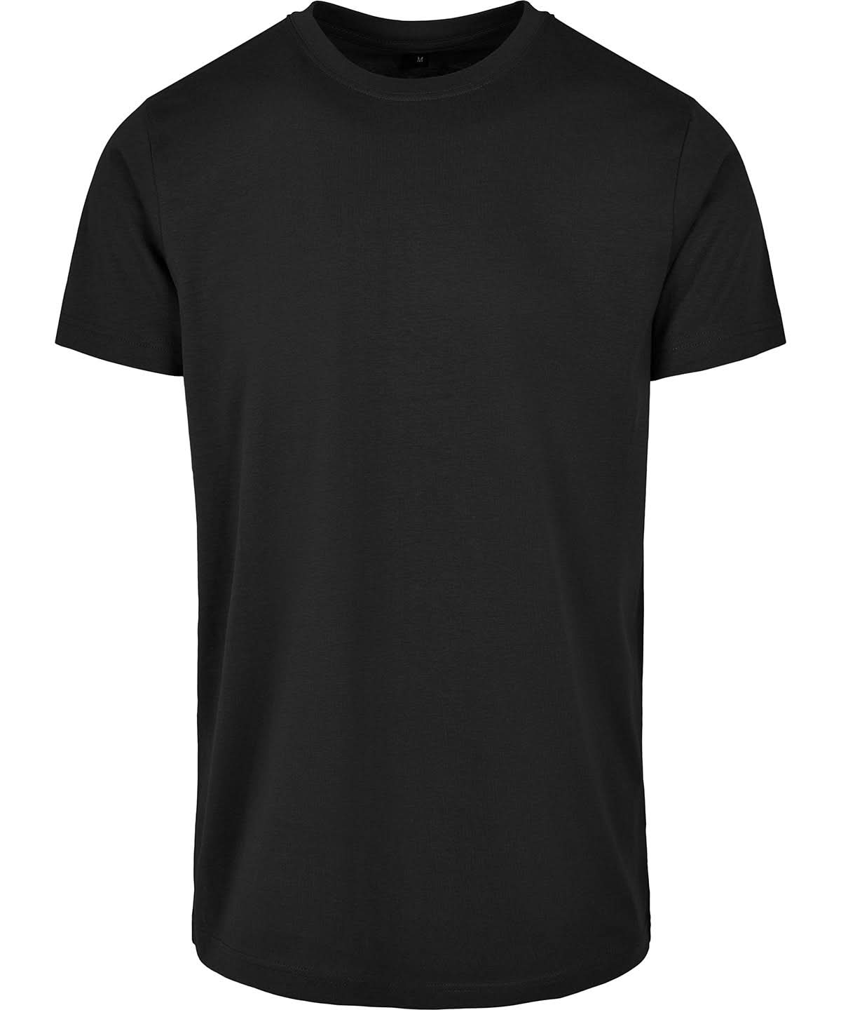 Build Your Brand Basic BYB Basic round neck tee Black BB010 - Black - Customisable T-Shirts