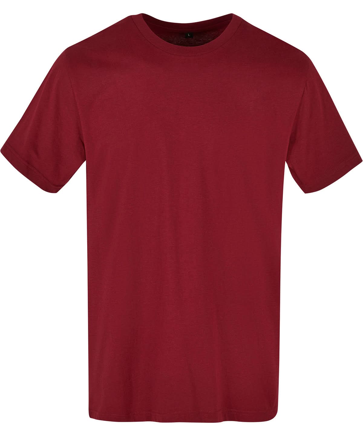 Build Your Brand Basic BYB Basic round neck tee Cherry BB010 - Cherry - Customisable T-Shirts