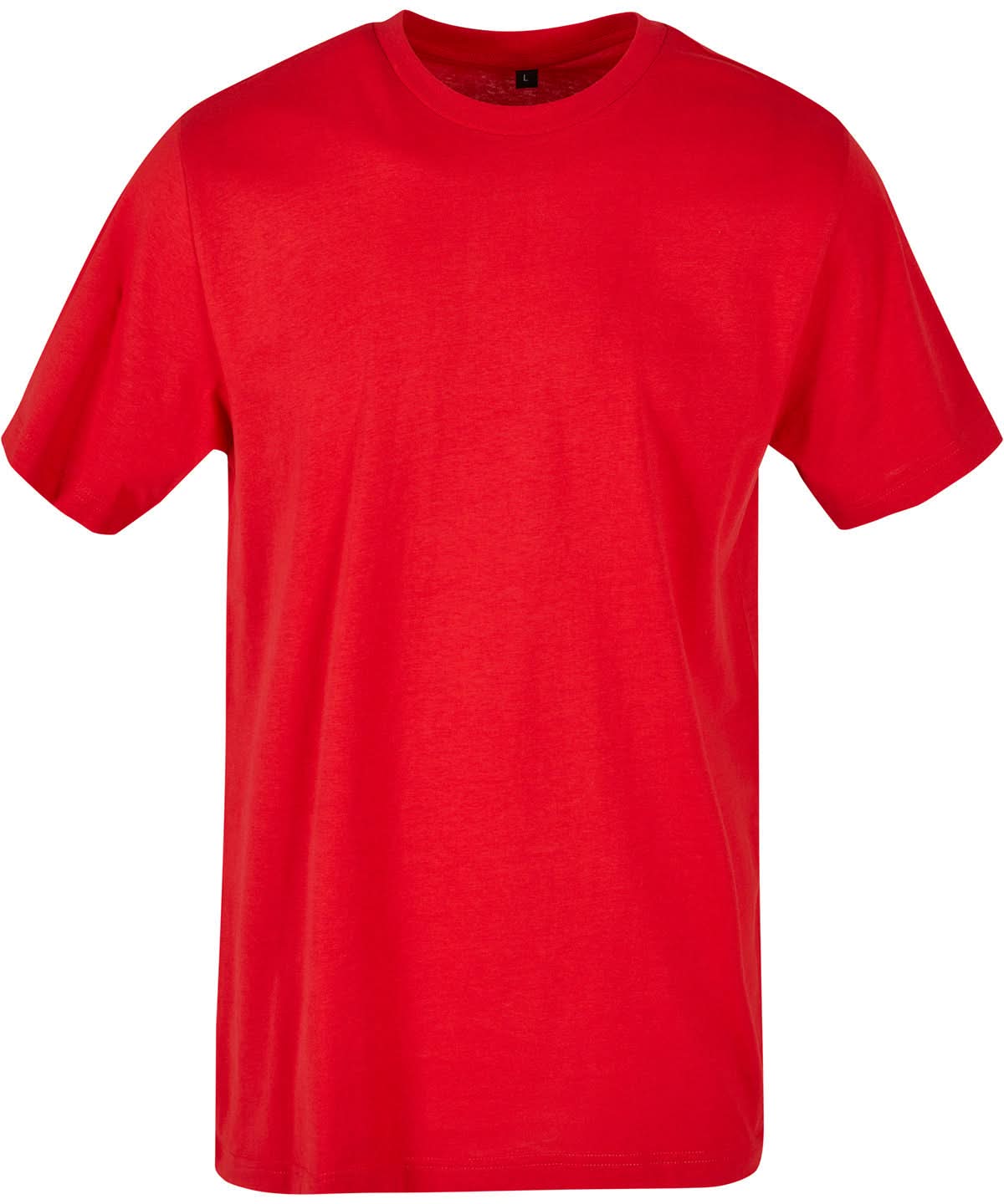 Build Your Brand Basic BYB Basic round neck tee City Red BB010 - City Red - Customisable T-Shirts