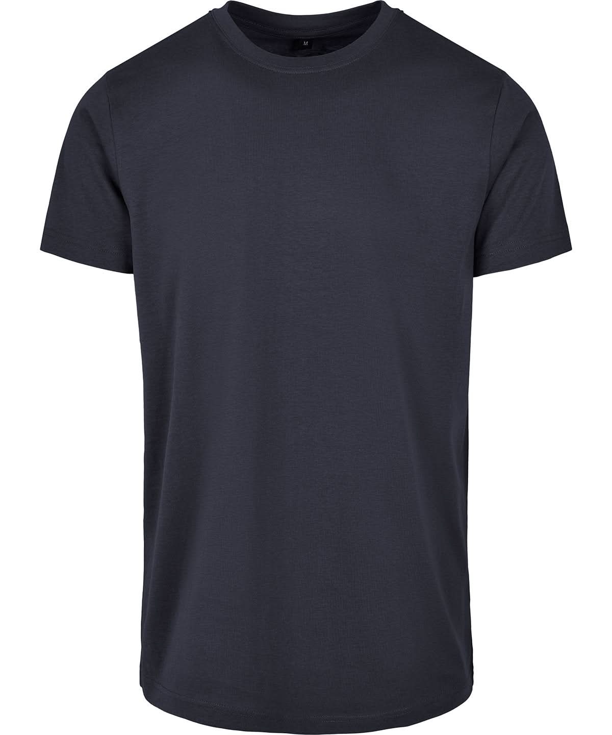 Build Your Brand Basic BYB Basic round neck tee Navy BB010 - Navy - Customisable T-Shirts