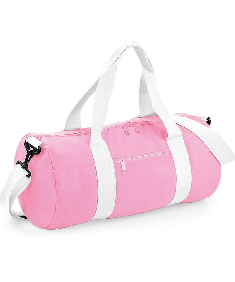 Bagbase Original barrel bag BG140 - Classic Pink White One size - Customisable Bags