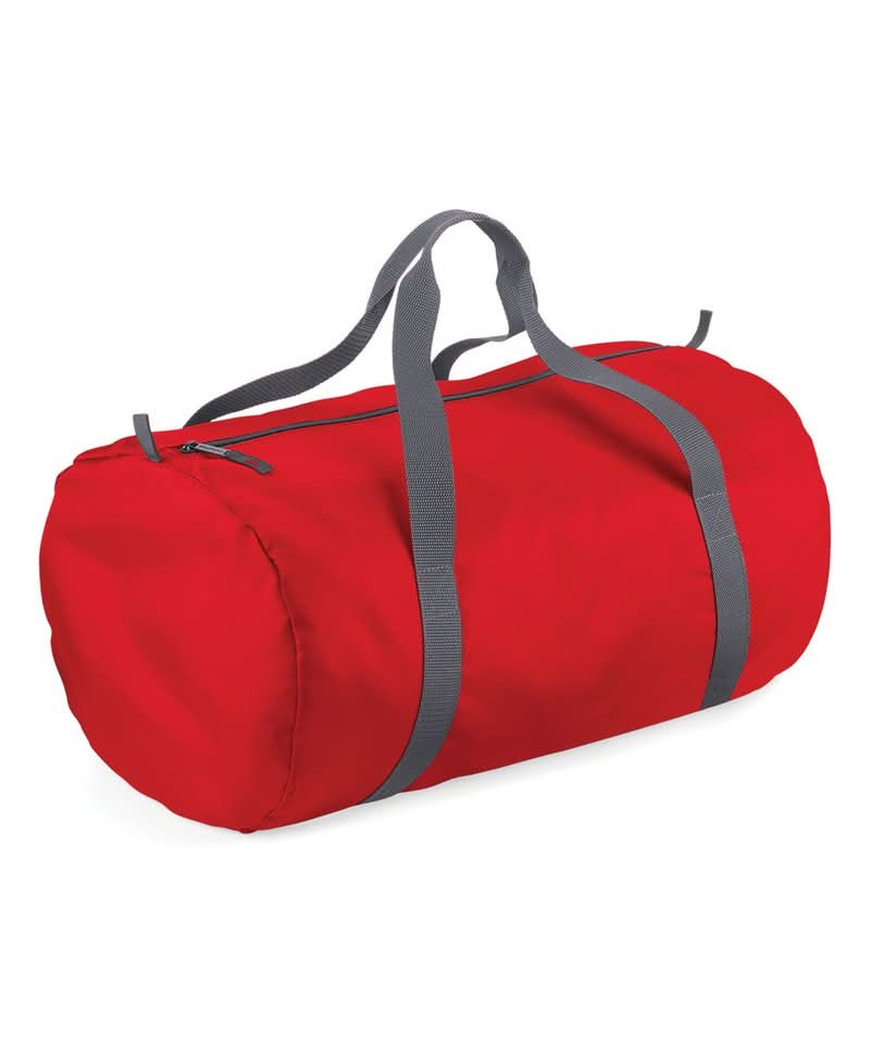 Bagbase Packaway barrel bag BG150 - Classic red One size - Customisable Bags