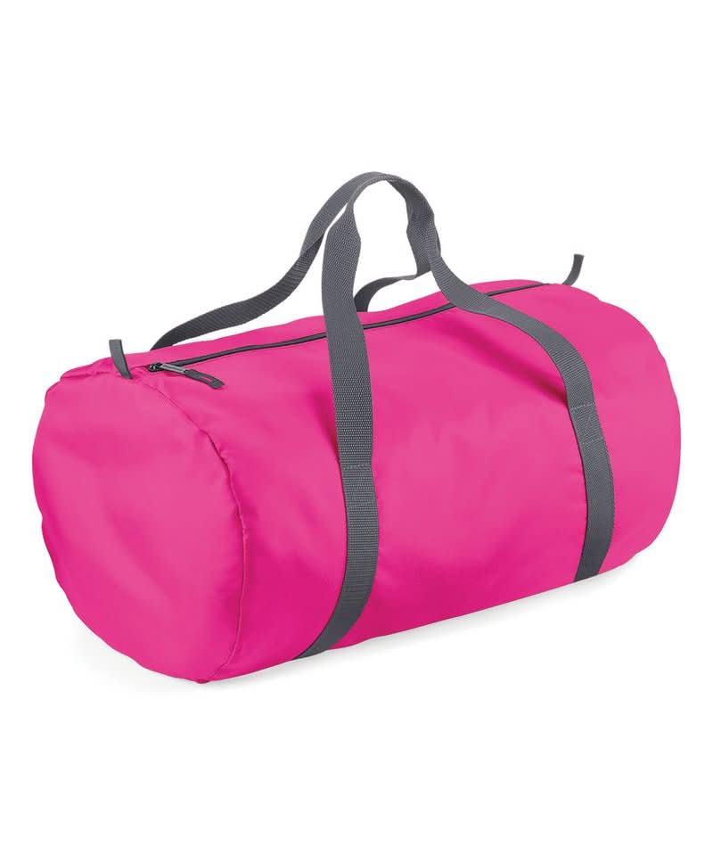 Bagbase Packaway barrel bag BG150 - Fuchsia One size - Customisable Bags