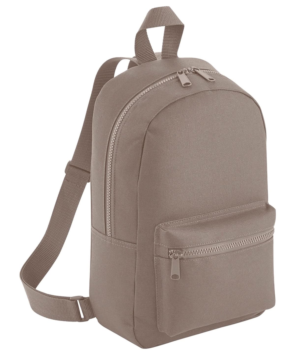 Bagbase Mini essential fashion backpack BG153 - Mushroom One size - Customisable Bags
