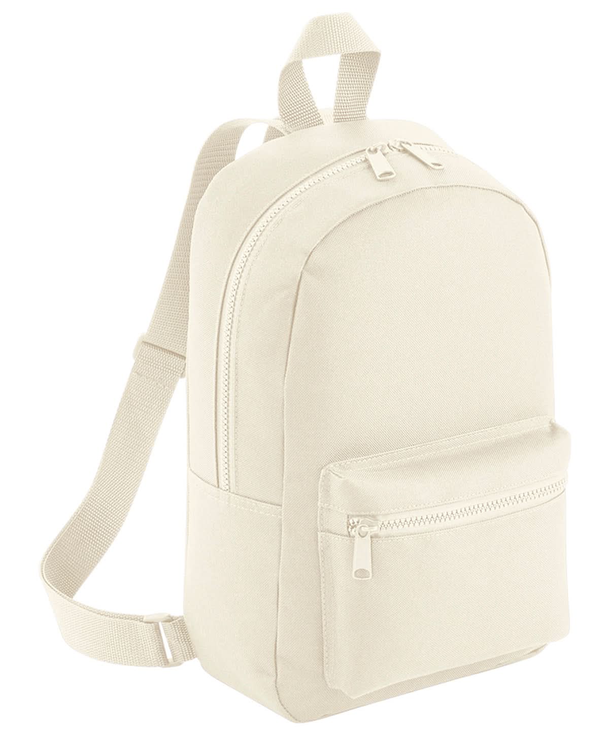 Bagbase Mini essential fashion backpack BG153 - Natural One size - Customisable Bags