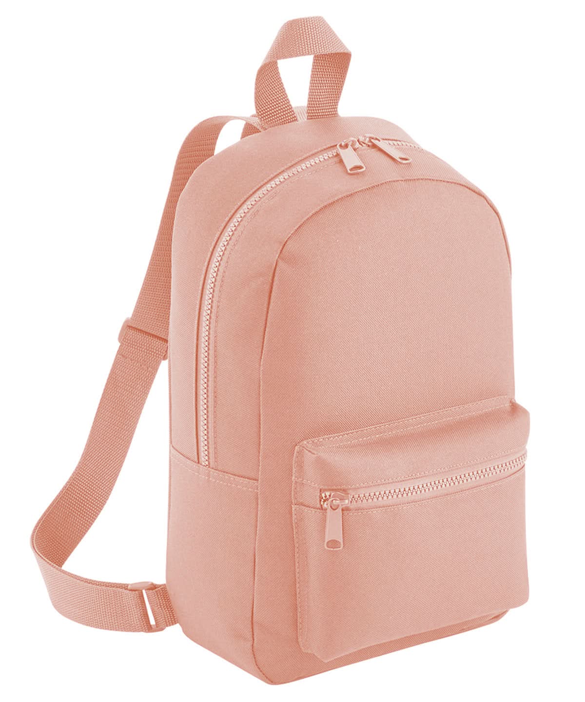 Bagbase Mini essential fashion backpack BG153 - Peach One size - Customisable Bags