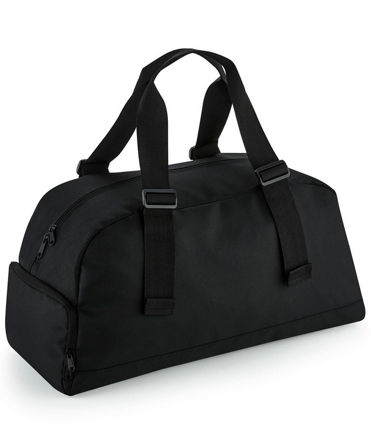 Bagbase Recycled essentials holdall BG278 - Black One size - Customisable Bags