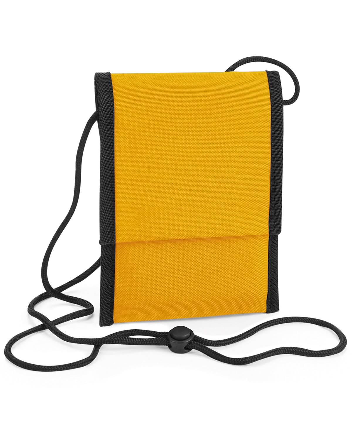 Bagbase Recycled cross body pouch BG283 - Mustard One size - Customisable Bags