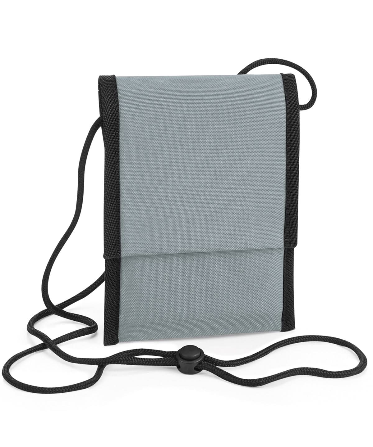 Bagbase Recycled cross body pouch BG283 - Pure Grey One size - Customisable Bags