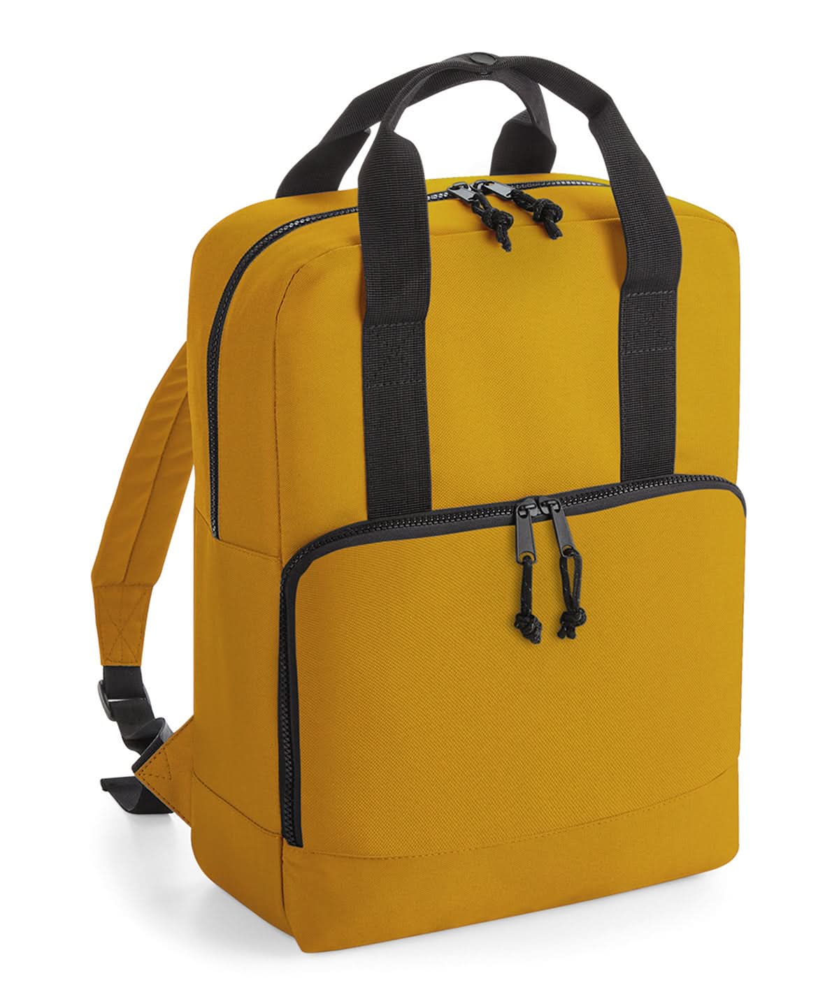 Bagbase Recycled twin handle cooler backpack BG287 - Mustard One size - Customisable Bags