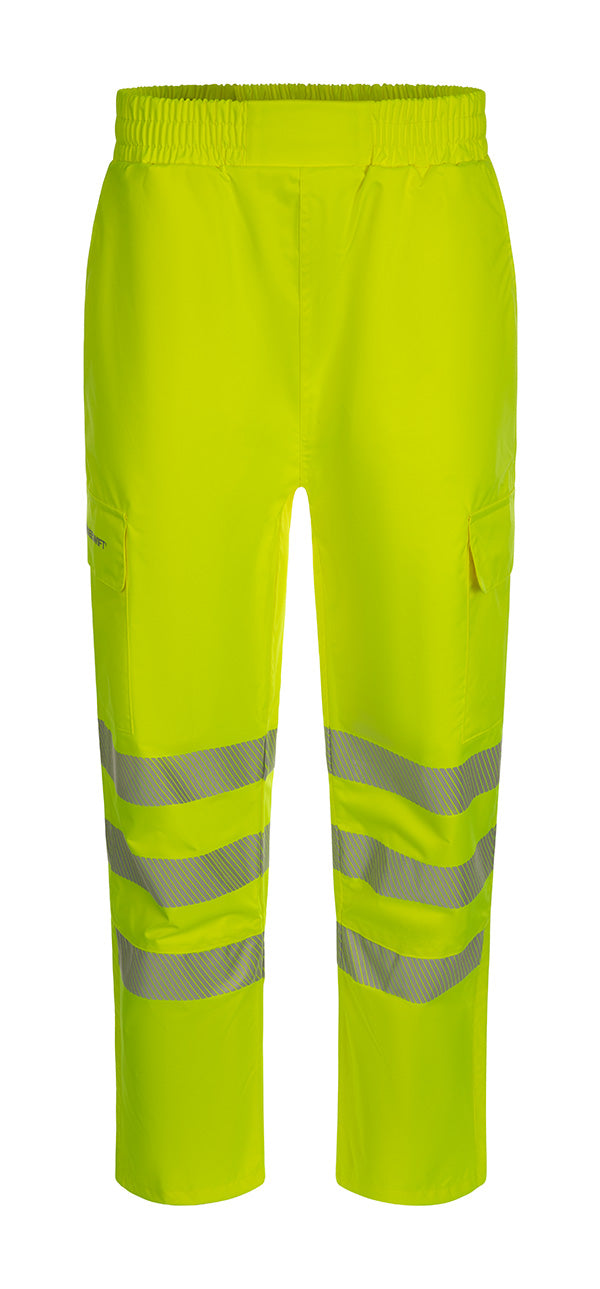 Beeswift Birkdale Hi Vis Waterproof Breathable Trousers - - Customisable Trousers