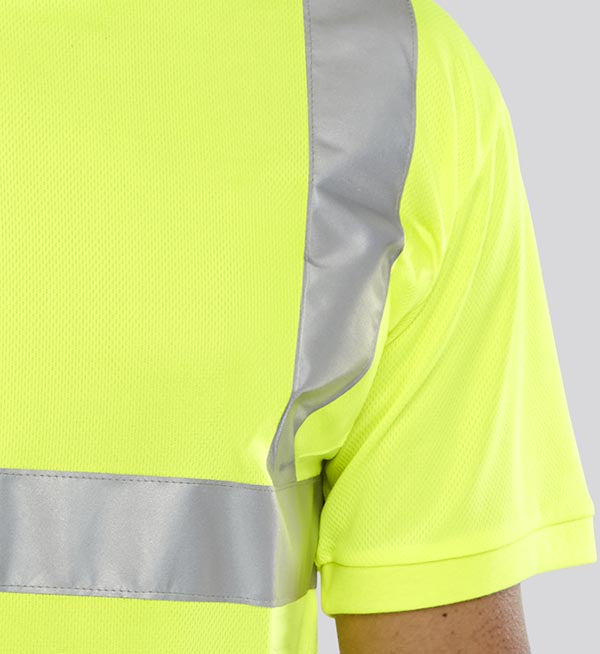 Beeswift Crew Neck Hi Vis Short Sleeve T Shirt - - Customisable Tee Shirts