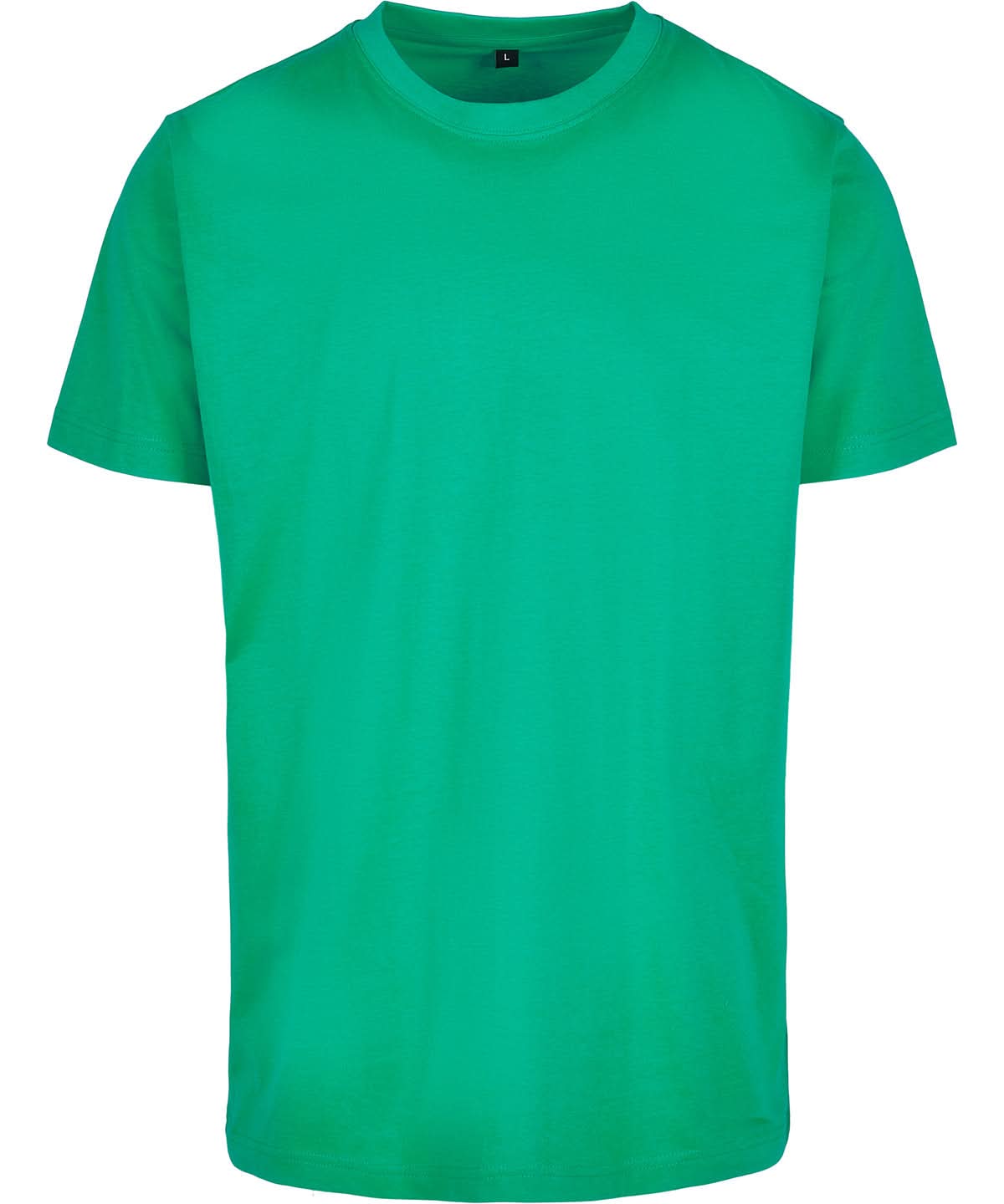 Build Your Brand BYB T shirt round neck Short Sleeve Green BY004 - Grass Green - Customisable T-Shirts