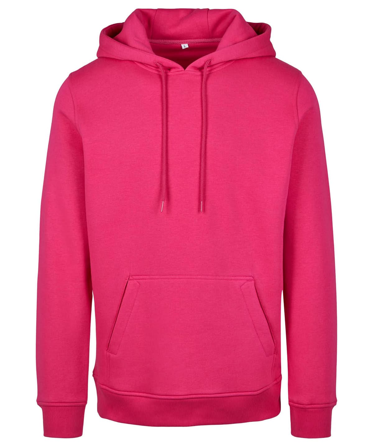 Build Your Brand BYB Heavy hoodie Hibiskus Pink BY011 - Hibiskus Pink - Customisable Hoodies