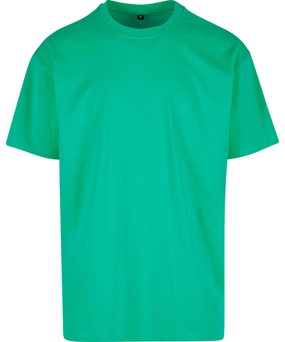 Build Your Brand BYB Heavy oversized tee Short Sleeve Green BY102 - Grass Green - Customisable T-Shirts