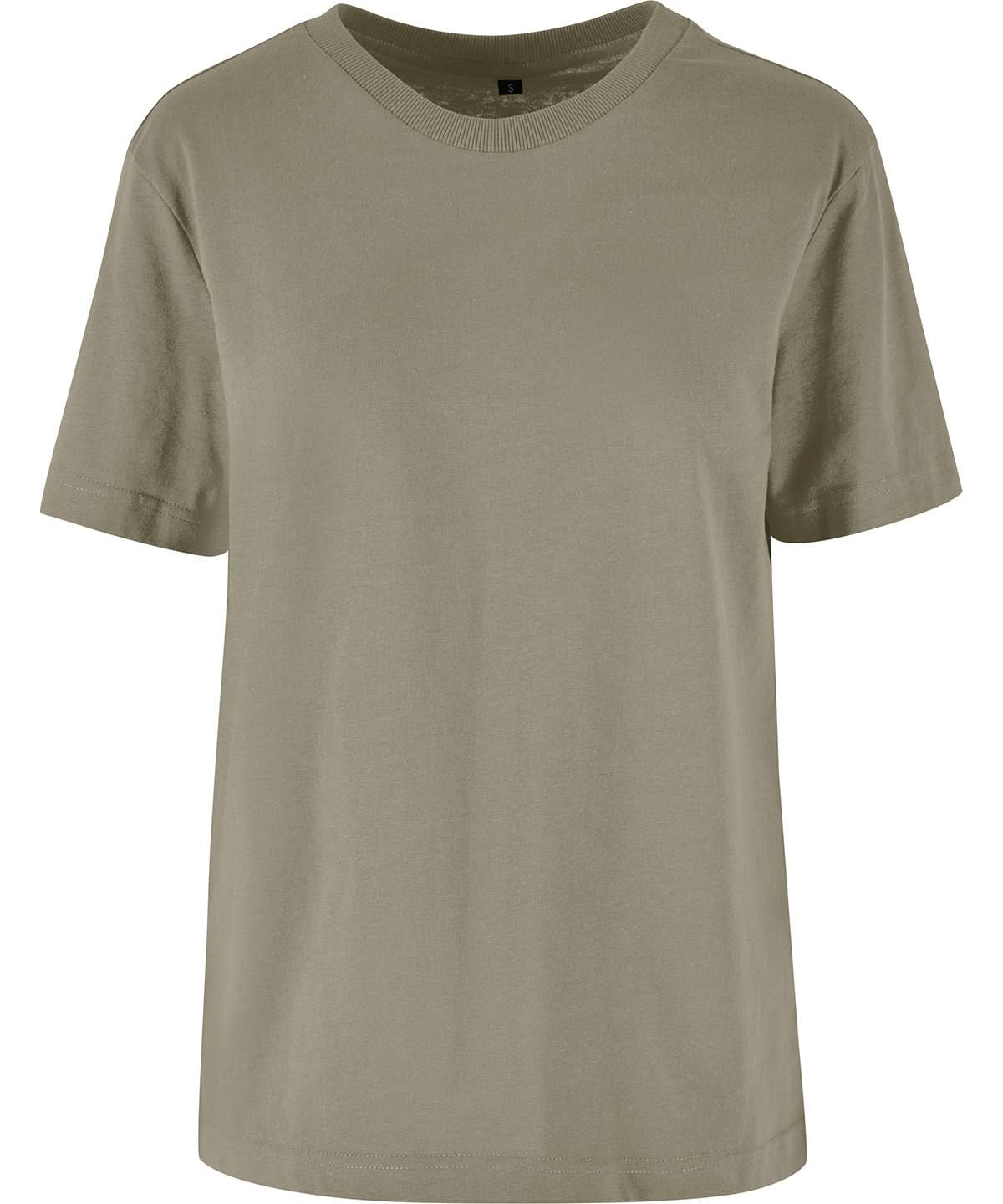 Build Your Brand BYB Womens everyday tee Pale Olive BY211 - Pale Olive - Customisable T-Shirts