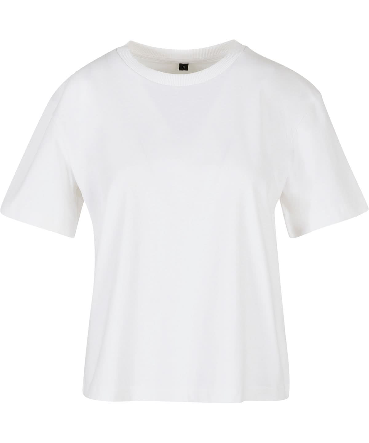 Build Your Brand BYB Womens everyday tee White BY211 - White - Customisable T-Shirts