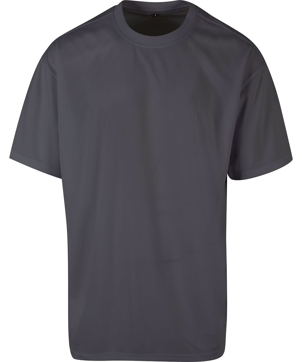 Build Your Brand BYB E sports tee BY249 - Dark Shadow - Customisable T-Shirts