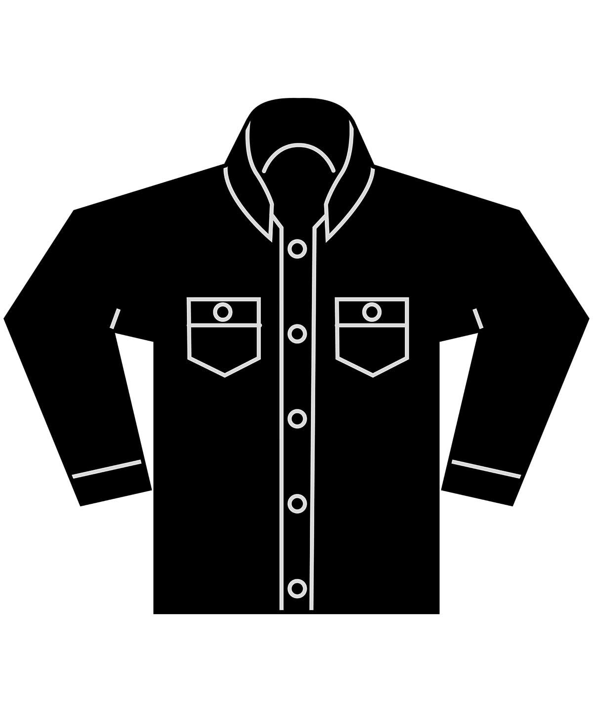 Build Your Brand BYB Heavy ounce boxy denim jacket BY312 - Black Washed - Customisable Jackets