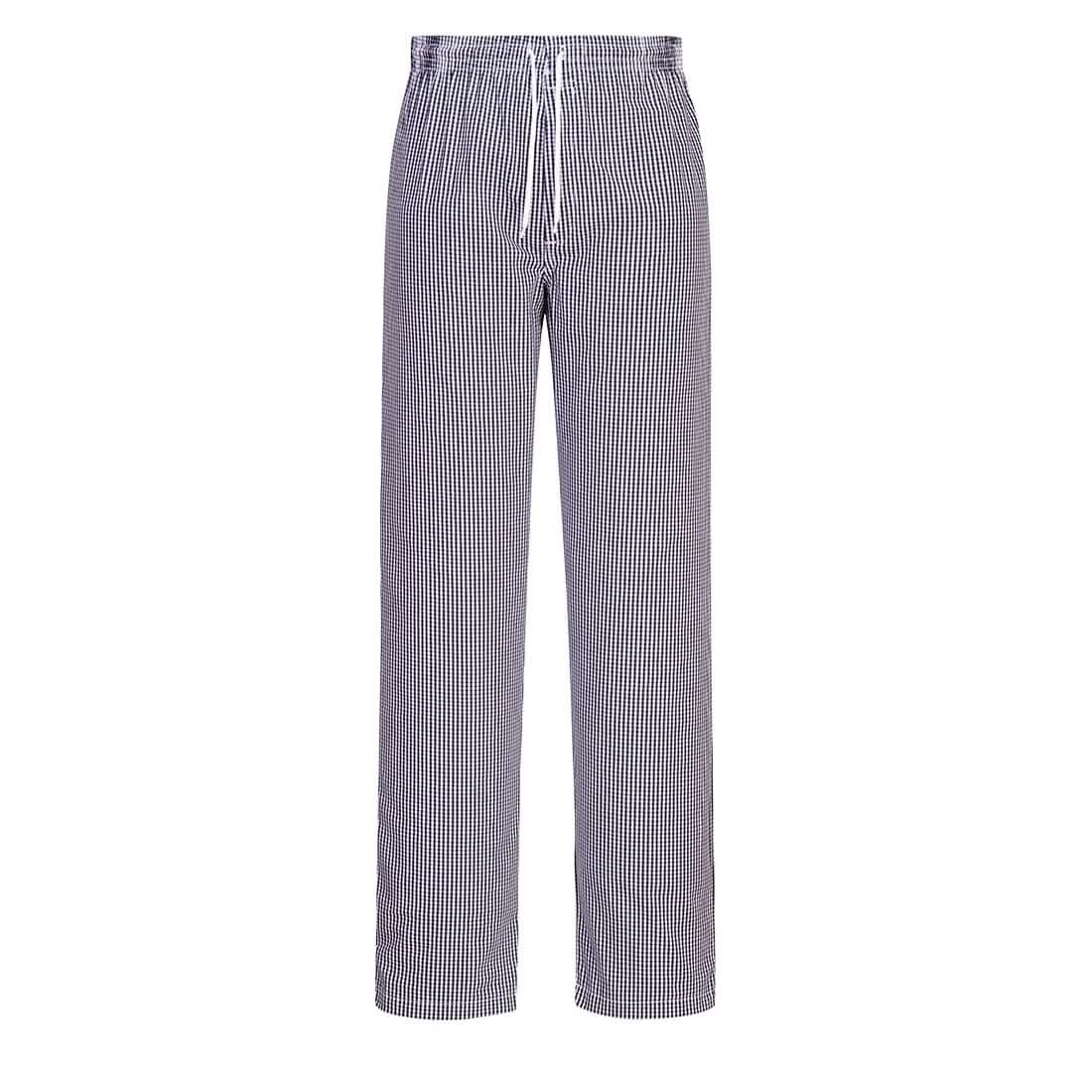 Portwest ChefS Bromley Trousers C079 - Blue Check - Customisable Trousers