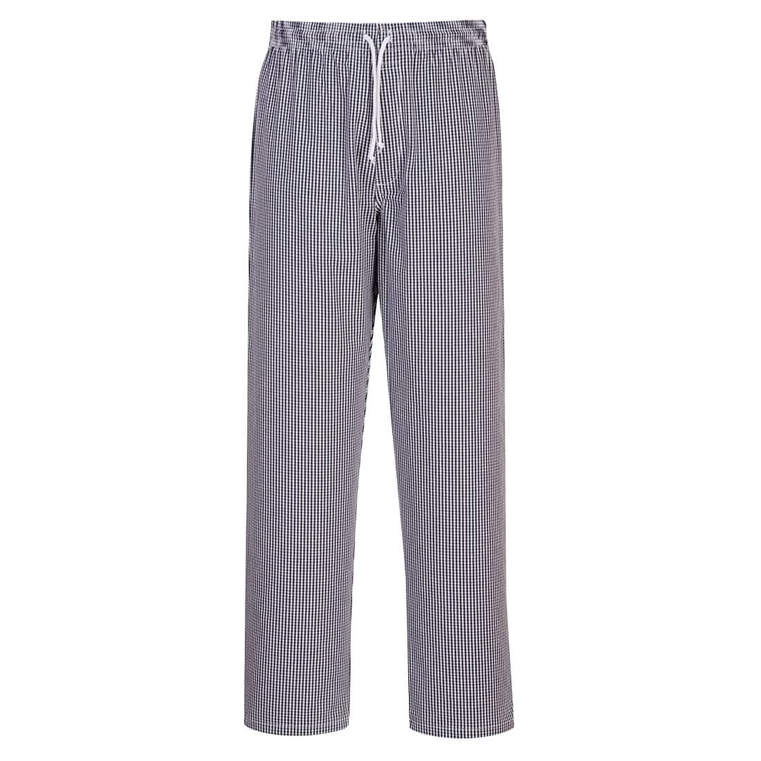 Portwest ChefS Bromley Trousers C079 - Blue Check Tall - Customisable Trousers
