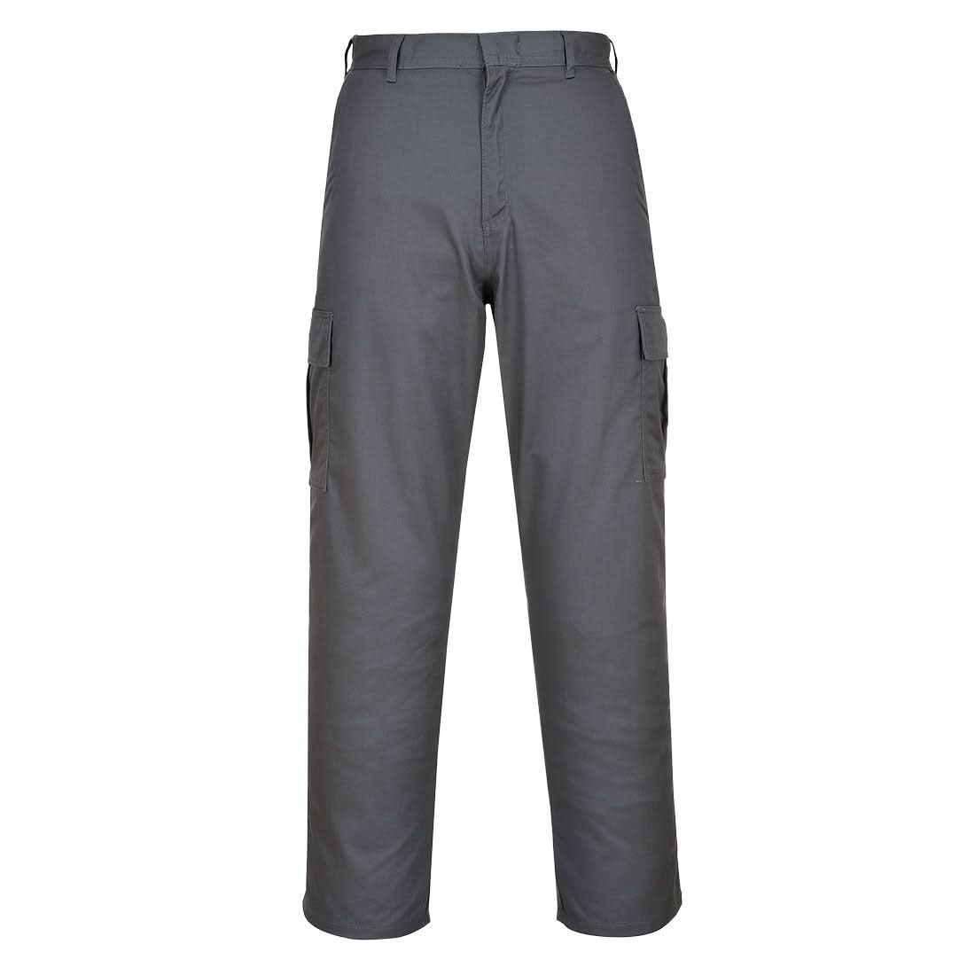 Portwest Combat Trousers Grey Tall C701 - Grey Tall - Customisable Trousers