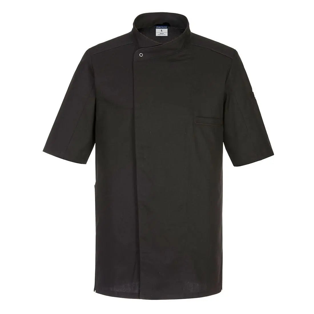 Chef S Meshair Pro Surrey Jacket Ss C735 - Black - Customisable Work Jackets