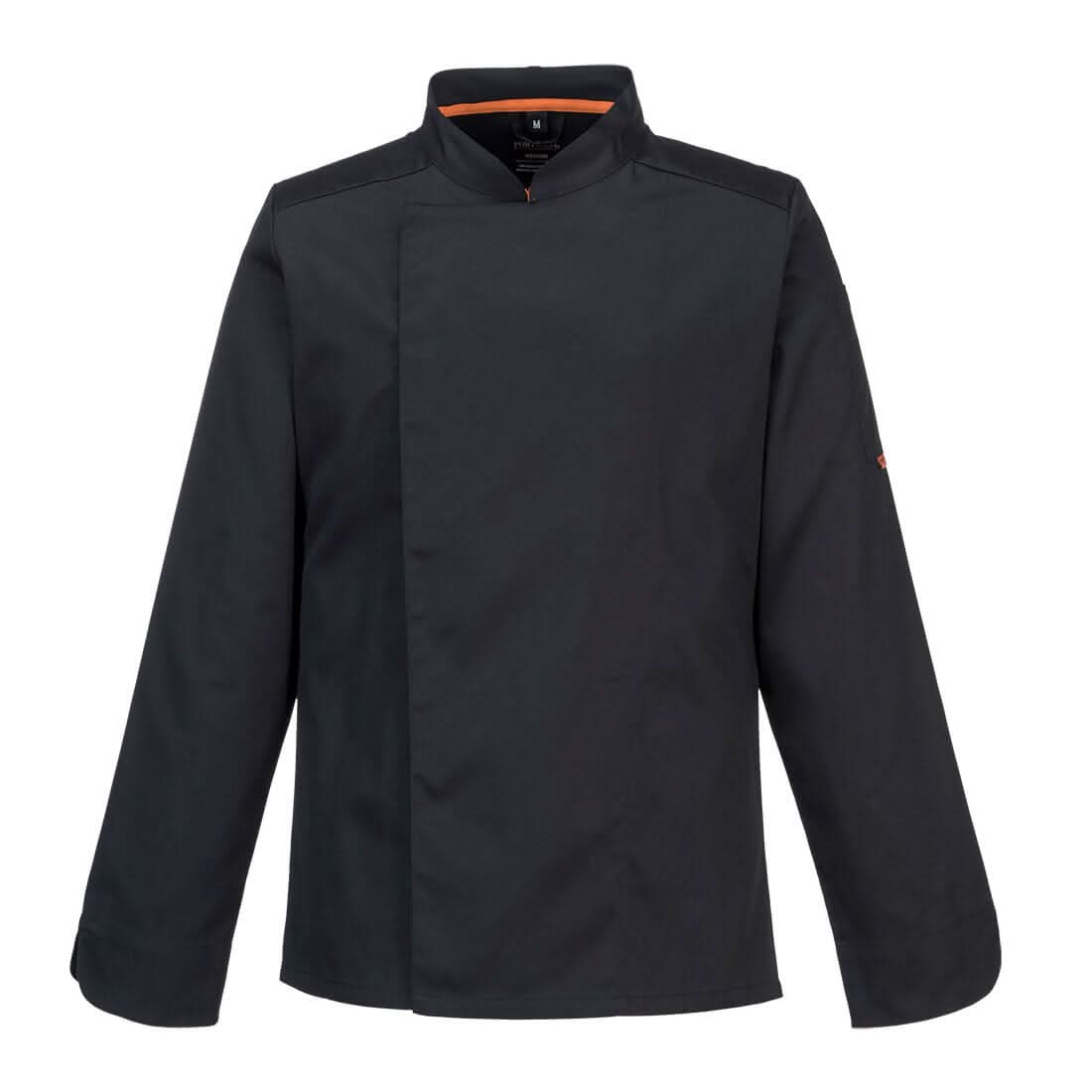 Portwest ChefS Meshair Pro Stretch Jacket LS C846 - Black - Customisable Jacket