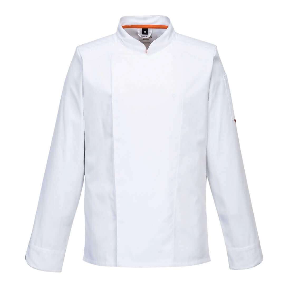 Portwest ChefS Meshair Pro Stretch Jacket LS C846 - White - Customisable Jacket