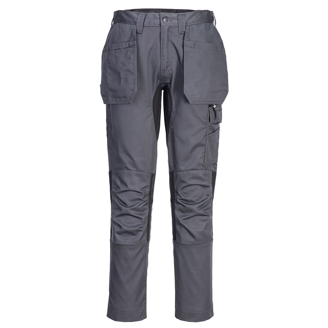 Portwest Wx2 Eco Stretch Holster Trousers CD883 - Metal Grey - Customisable Trousers