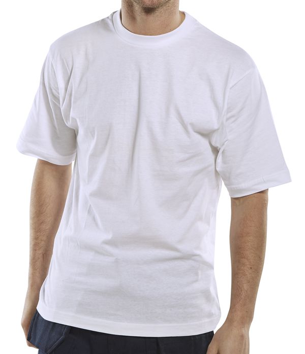 Blank Beeswift Standard T Shirt - White - Customisable Tee Shirts