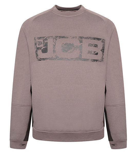Jcb Workwear Jcb Workwear Trade Crew Sweatshirt - Grey - Customisable Sweatshirts
