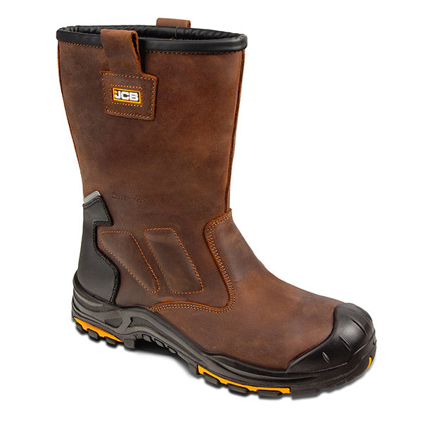 Jcb Workwear Jcb Workwear Denstone Rigger Boot - Tan - Customisable Rigger Boots