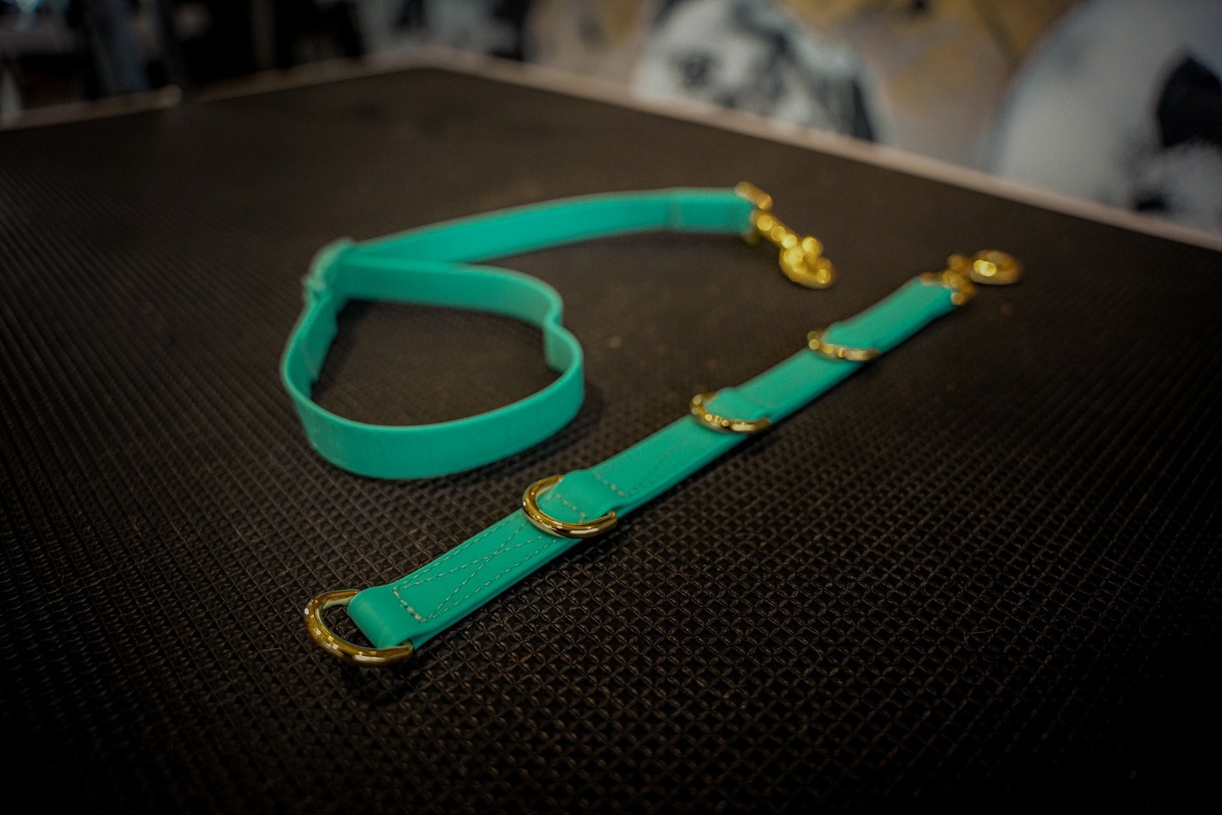 Happy Strappys Dog Grooming Straps (Thick & Short) - Blue - Customisable Straps