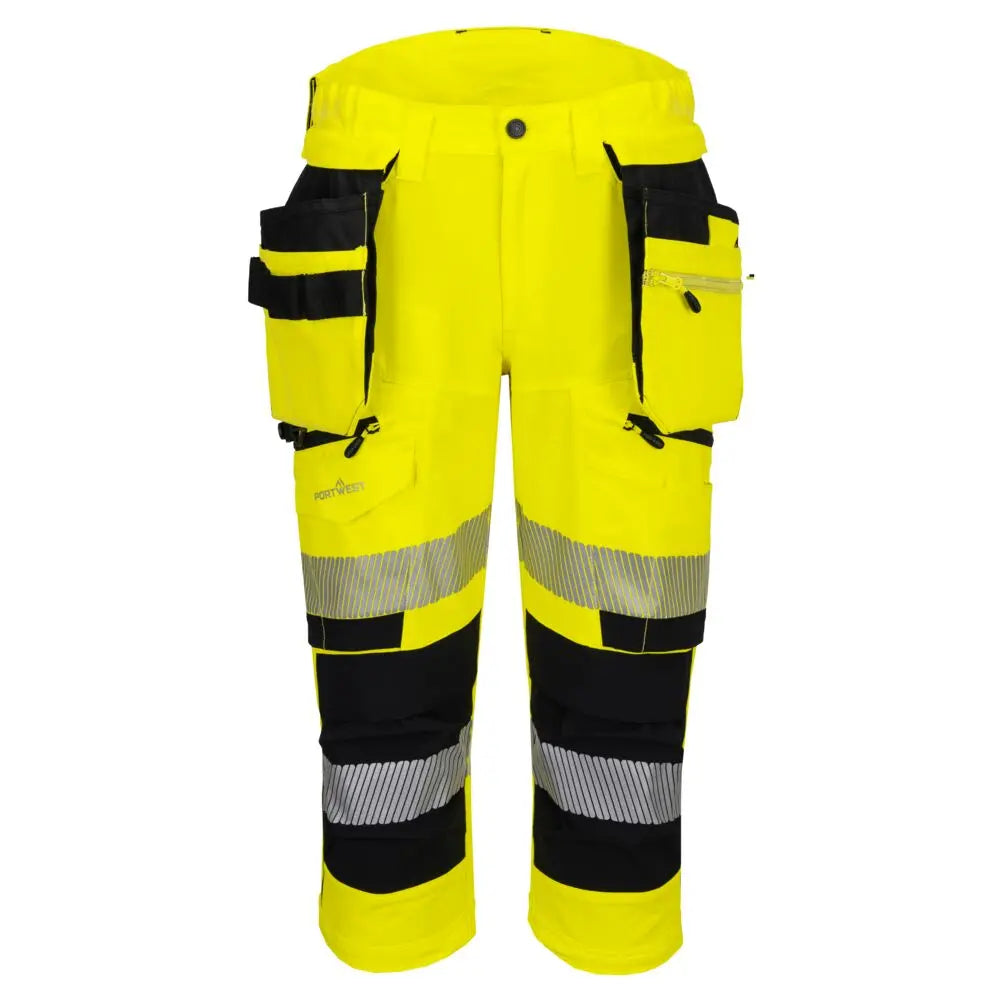 Dx4 Hi Vis Pirate Pant Dx402 - Yellow Black - Customisable Shorts