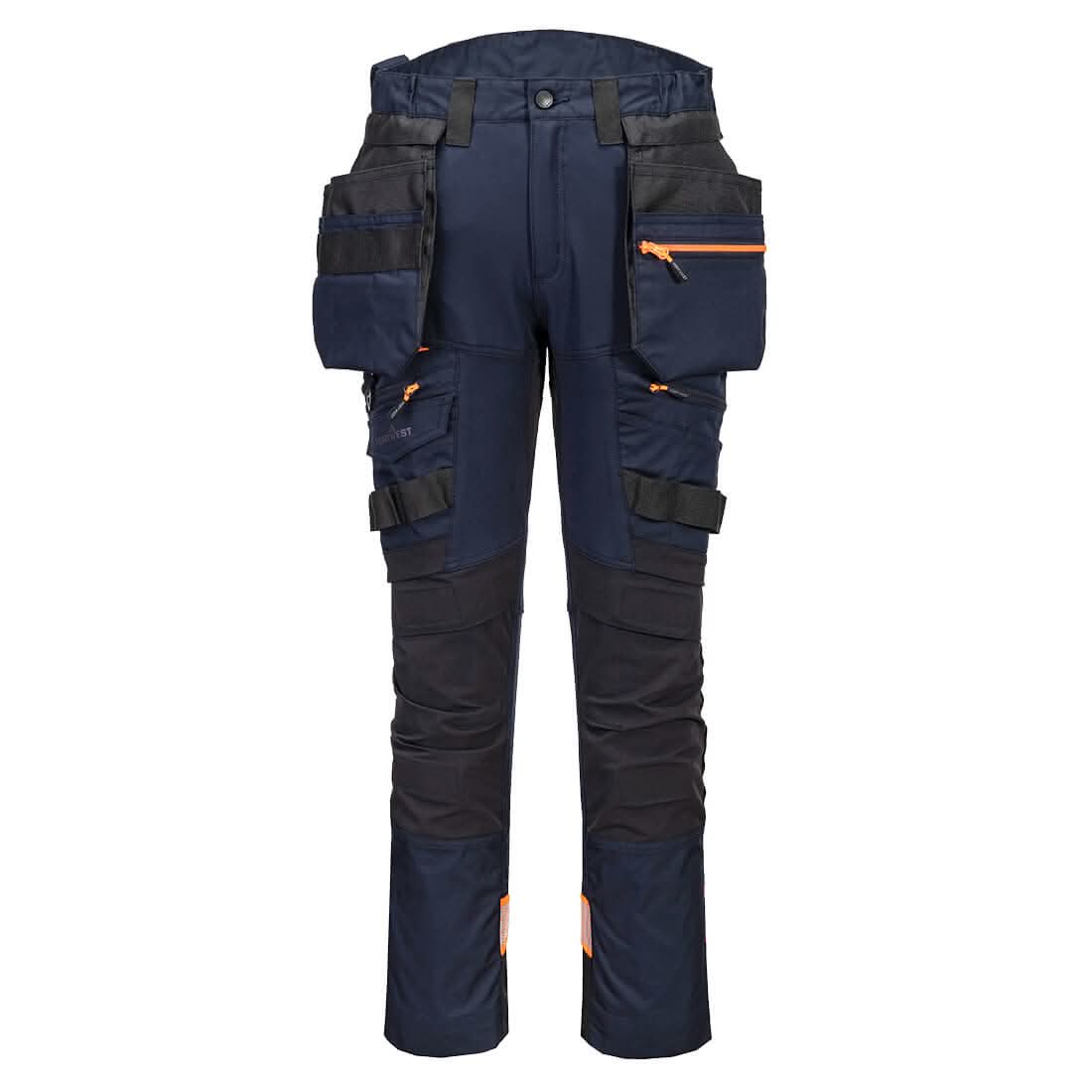 Portwest Dx4 Detachable Holster Pocket Trousers DX440 - Dark Navy - Customisable Trousers