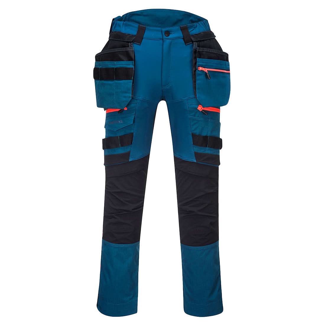 Portwest Dx4 Detachable Holster Pocket Trousers DX440 - Metro Blue - Customisable Trousers