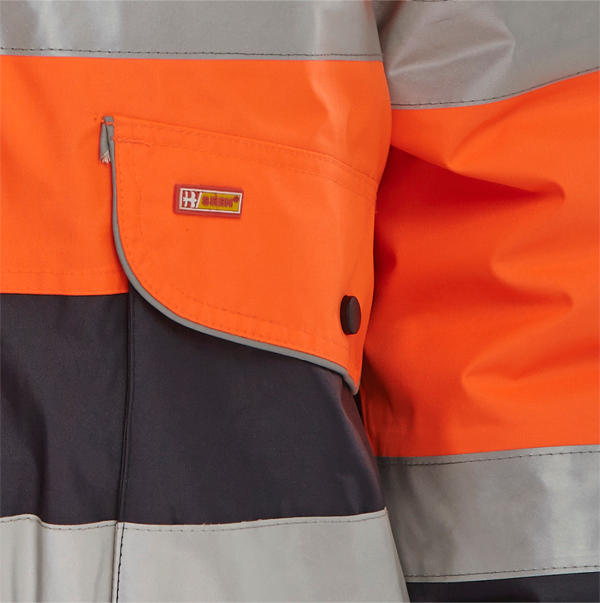 Beeswift Two Tone Hi Vis Europa Bomber Jacket - - Customisable Bomber Jackets