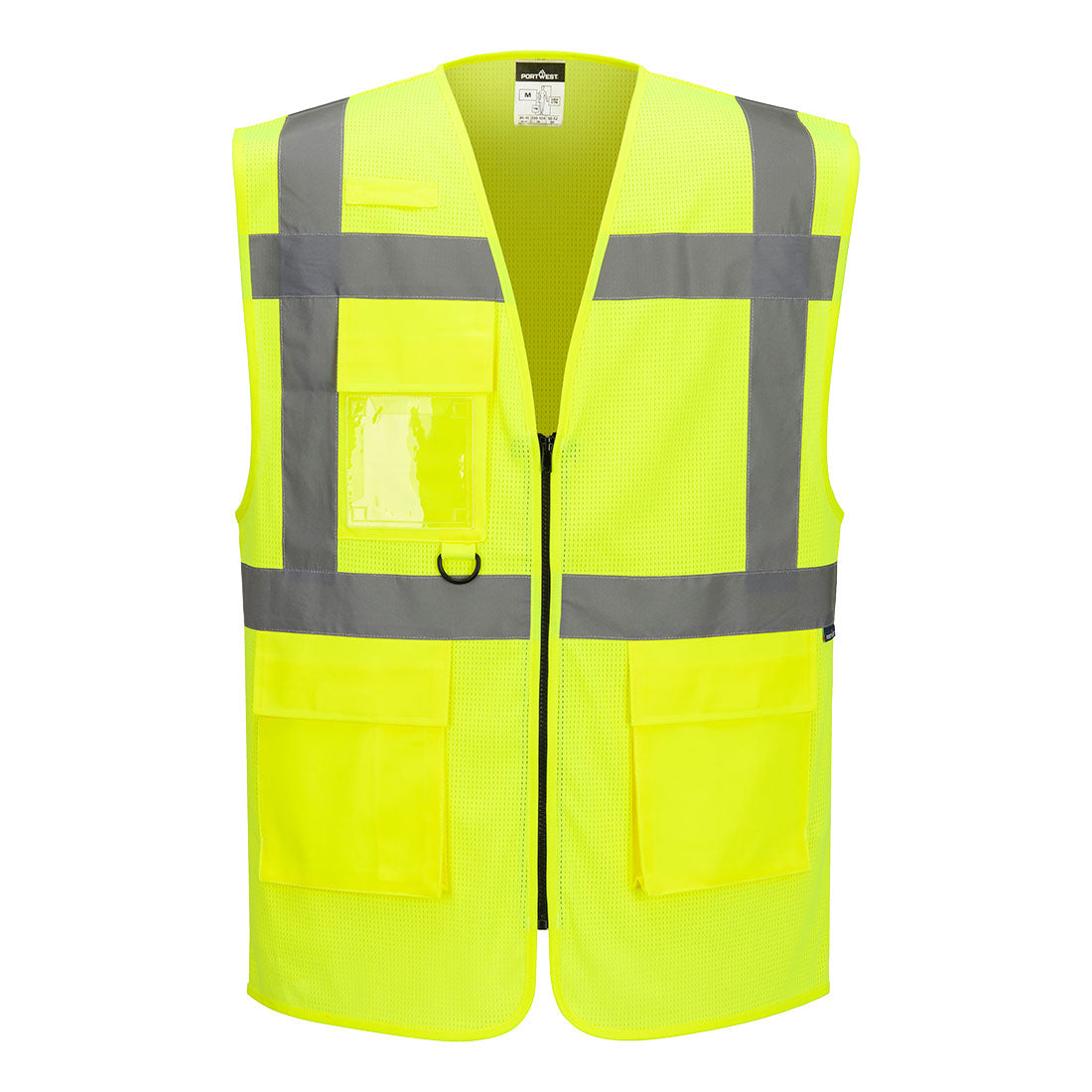 Es1 Essential Hi Vis Mesh Executive Vest Es376 - Yellow - Customisable Vests