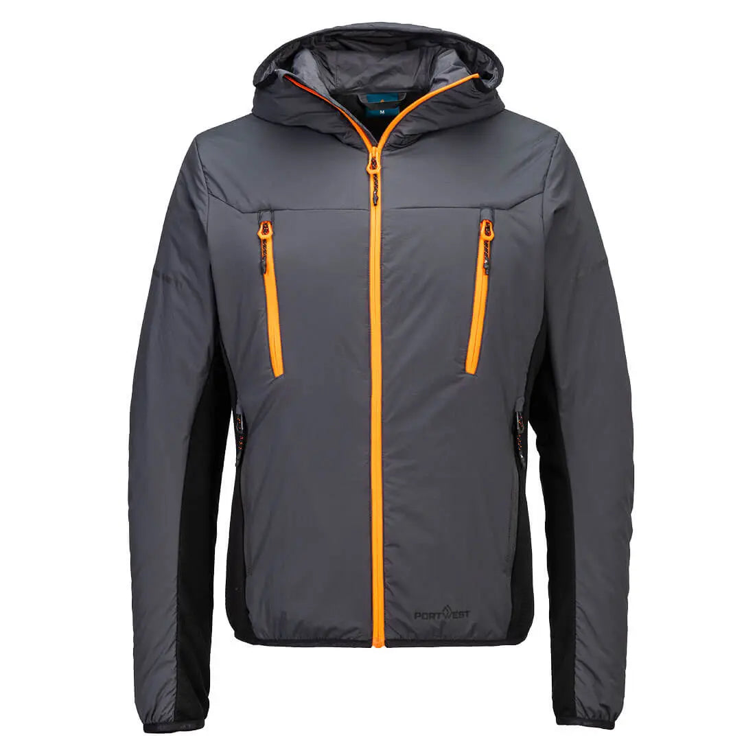Ev4 Insulated Hybrid Jacket Ev470 - Metal Grey - Customisable Insulated Jackets