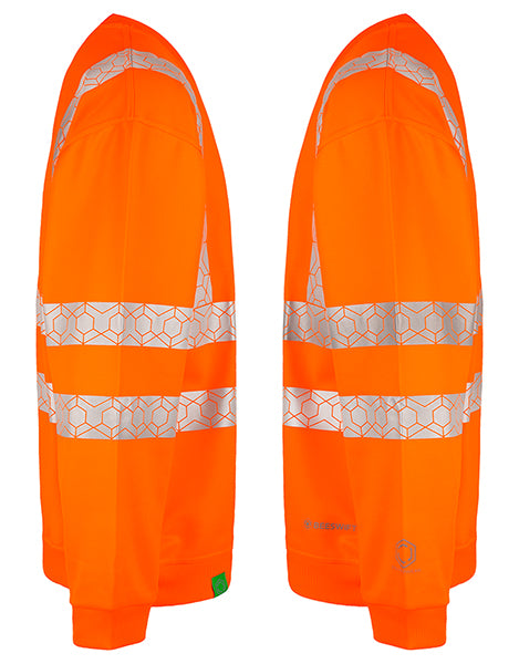 Envirowear Beeswift Envirowear Hi Vis Recyclable Sweatshirt - - Customisable Sweatshirts